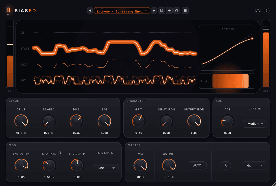 Biased plugin interface