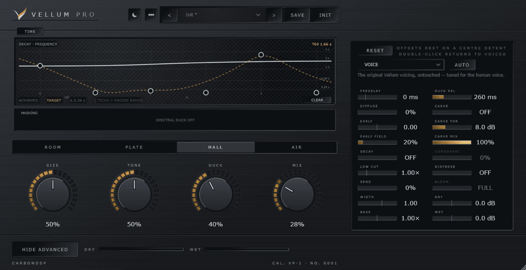 Vellum Pro plugin interface
